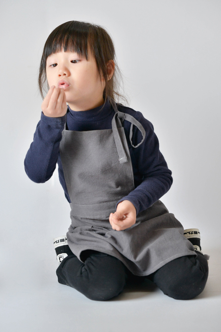 Kids Outdoor Kitchen Accessories - 어린이 면 앞치마 드레스 부모-자녀 아기