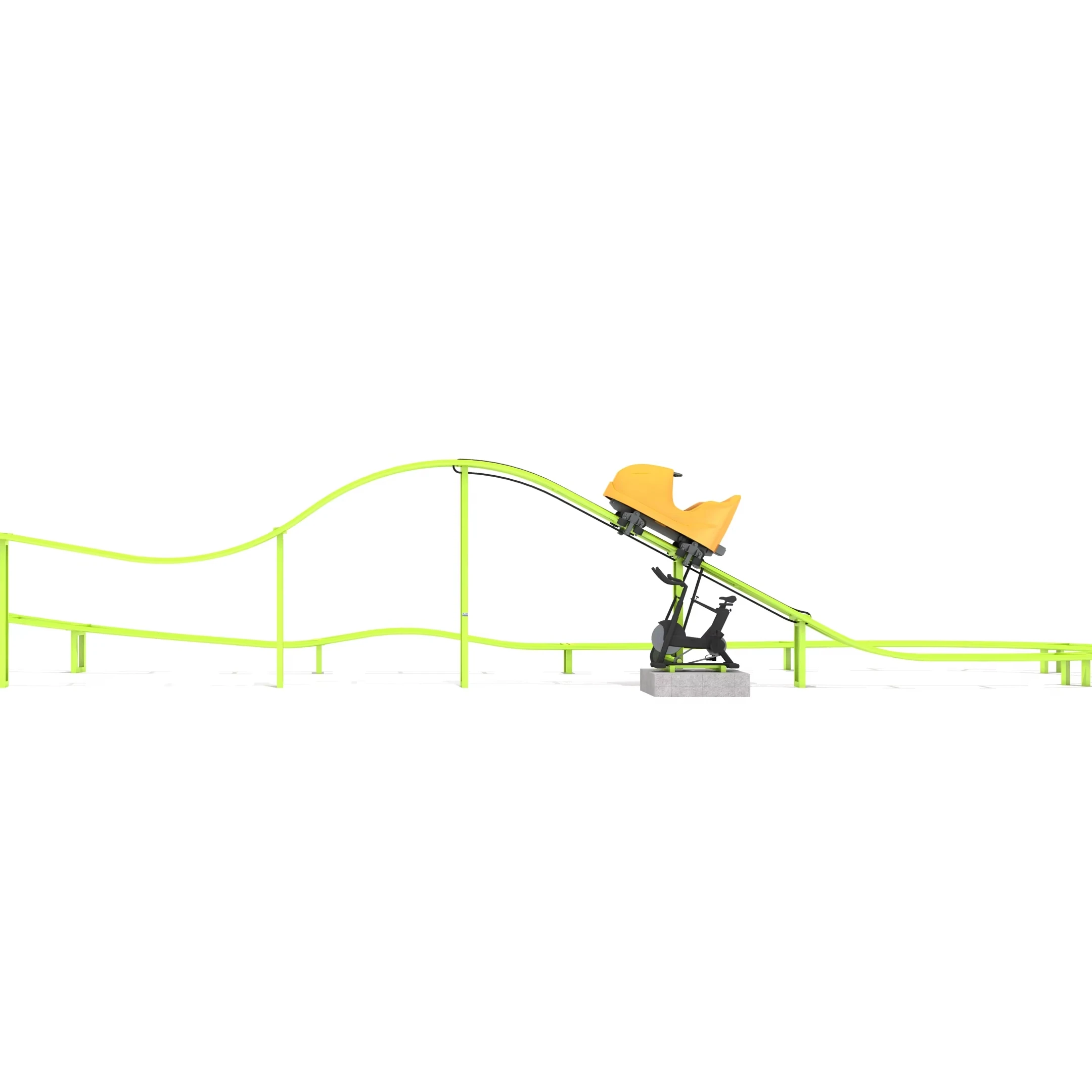Kids Outdoor Climbing Frame - 2026년 핫세일 스틸 키즈 롤러코스터 트랙